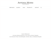 Tablet Screenshot of antonia-moers.de